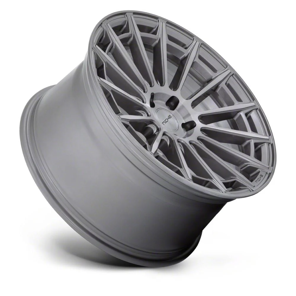 Niche Amalfi Platinum Wheel; 20x9; 38mm Offset (21-26 Mustang Mach-E)