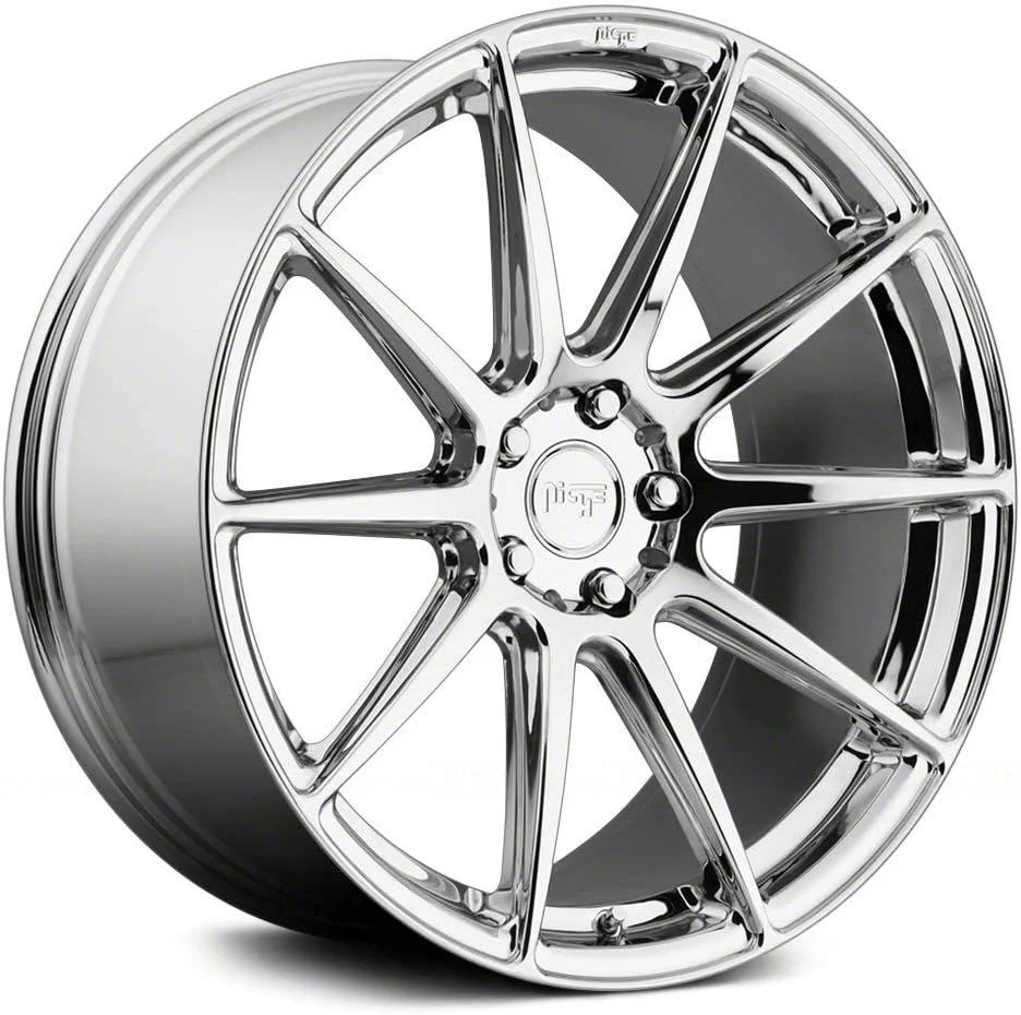 Niche Essen Chrome Plated Wheel; 20x9; 35mm Offset (15-23 Mustang GT, EcoBoost, V6)