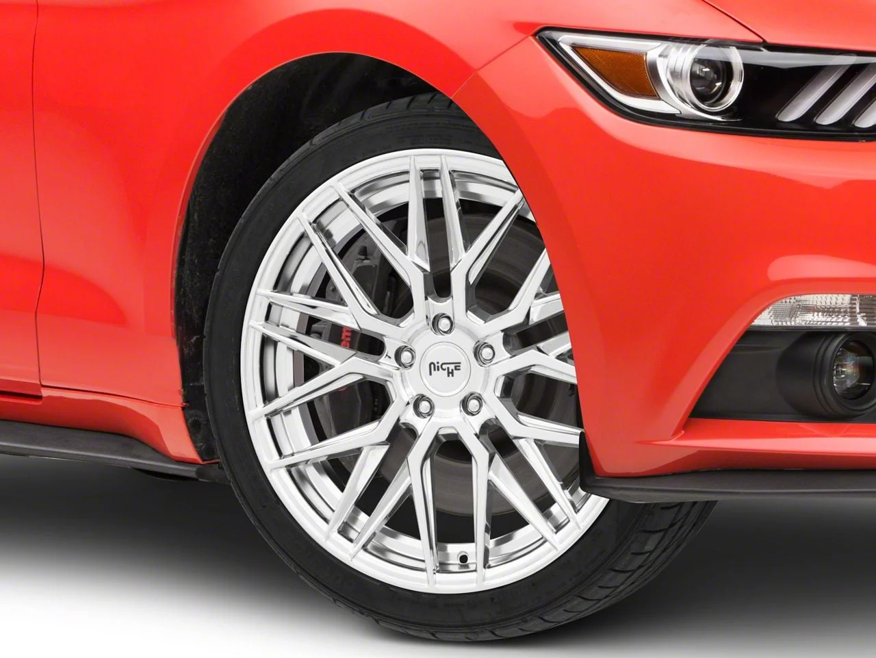 Niche Gamma Chrome Wheel; 20x9; 35mm Offset (15-23 Mustang GT, EcoBoost, V6)