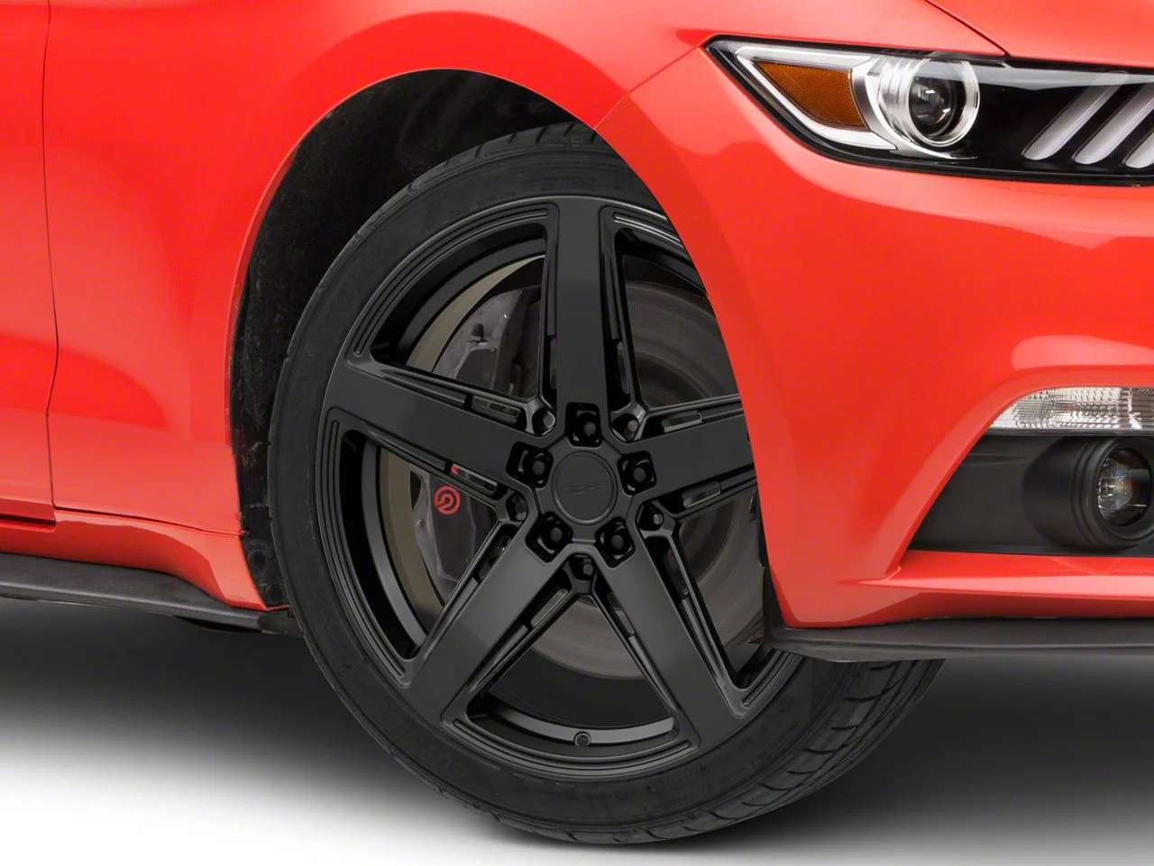 Niche Teramo Matte Black Wheel; 20x9.5; 25mm Offset (15-23 Mustang GT, EcoBoost, V6)