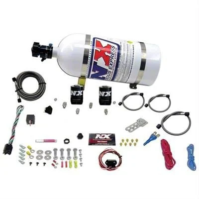 Nitrous Express Drive-by-Wire Single Nitrous Nozzle System; 10 lb. Bottle (10-24 Camaro)