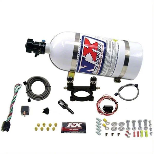 Nitrous Express Nitrous Plate System; 10 lb. Bottle (15-23 Challenger SRT Demon, SRT Hellcat, SRT Jailbreak)
