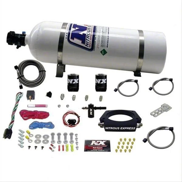 Nitrous Express LT1 Nitrous Plate System; 15 lb. Bottle (14-19 Corvette C7, Excluding Z06 & ZR1)