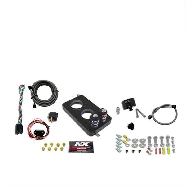 Nitrous Express 3-Valve Nitrous Plate System; No Bottle (05-10 Mustang GT)