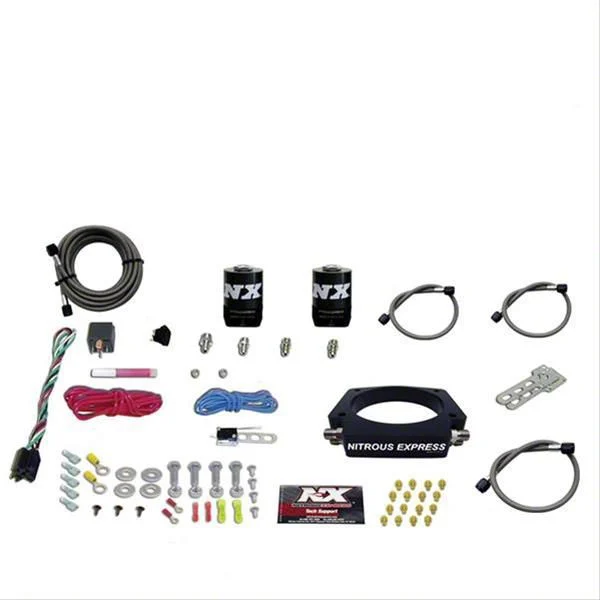 Nitrous Express LS 90mm Nitrous Plate System; No Bottle (07-14 6.0L Silverado 2500 HD)