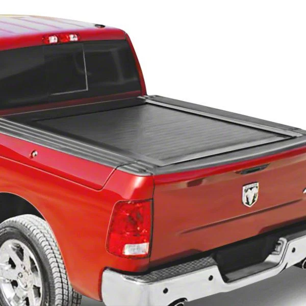 Pace Edwards JackRabbit Retractable Bed Cover; Matte Black with ArmorTek Vinyl Deck (20-26 Sierra 2500 HD w/ 8-Foot Long Box)
