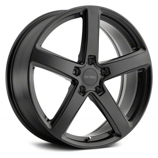 Petrol P2A Matte Black Wheel; 18x8; 40mm Offset (21-26 Mustang Mach-E, Excluding GT)