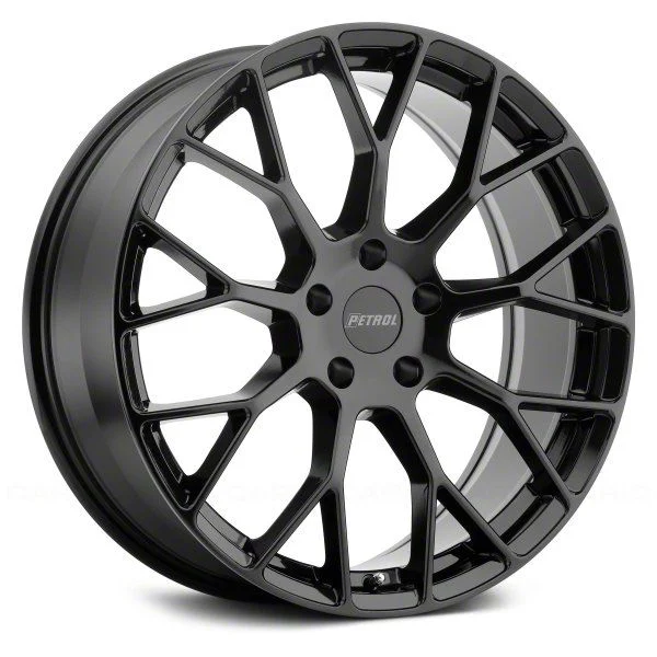 Petrol P2B Gloss Black Wheel; 18x8; 40mm Offset (21-26 Mustang Mach-E, Excluding GT)