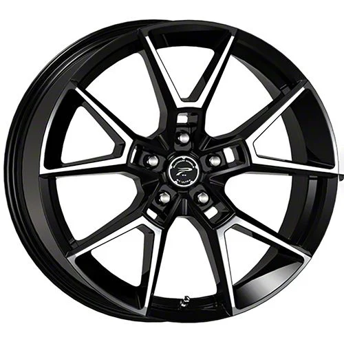 Platinum Matrix Gloss Black with Diamond Cut Accents Wheel; 18x8; 35mm Offset (07-10 AWD Charger)