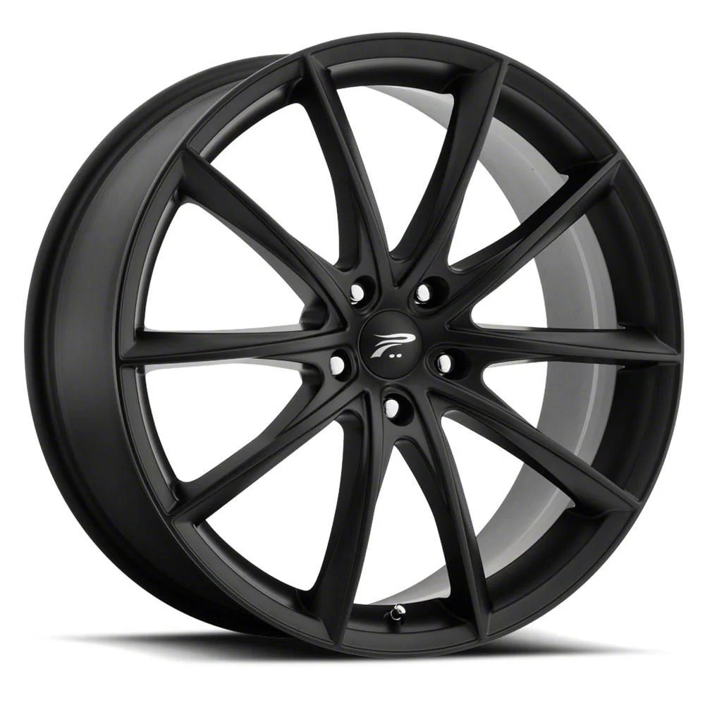 Platinum Flux Satin Black Wheel; 20x8.5; 35mm Offset (11-23 AWD Charger)