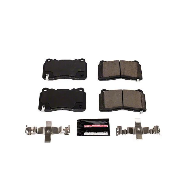 PowerStop Z23 Evolution Sport Carbon-Fiber Ceramic Brake Pads; Front Pair (17-19 Corvette C7 Stingray w/ Standard JL9 Brake Package)