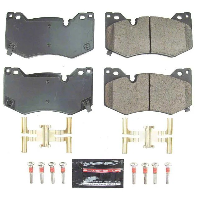 PowerStop Z23 Evolution Sport Carbon-Fiber Ceramic Brake Pads; Front Pair (20-26 Corvette C8 Stingray w/ Z51 Brake Package)