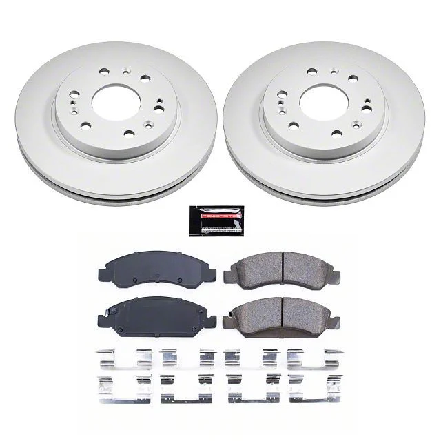 PowerStop Z17 Evolution Plus 6-Lug Brake Rotor and Pad Kit; Front (08-20 Tahoe, Excluding Police)