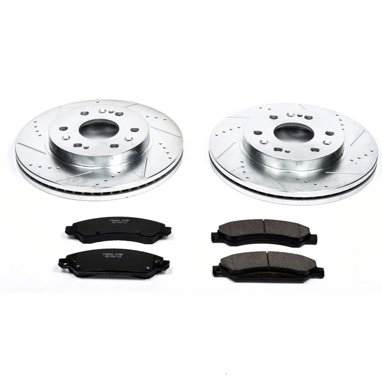 PowerStop Z23 Evolution Sport 6-Lug Brake Rotor and Pad Kit; Front (2007 Tahoe)