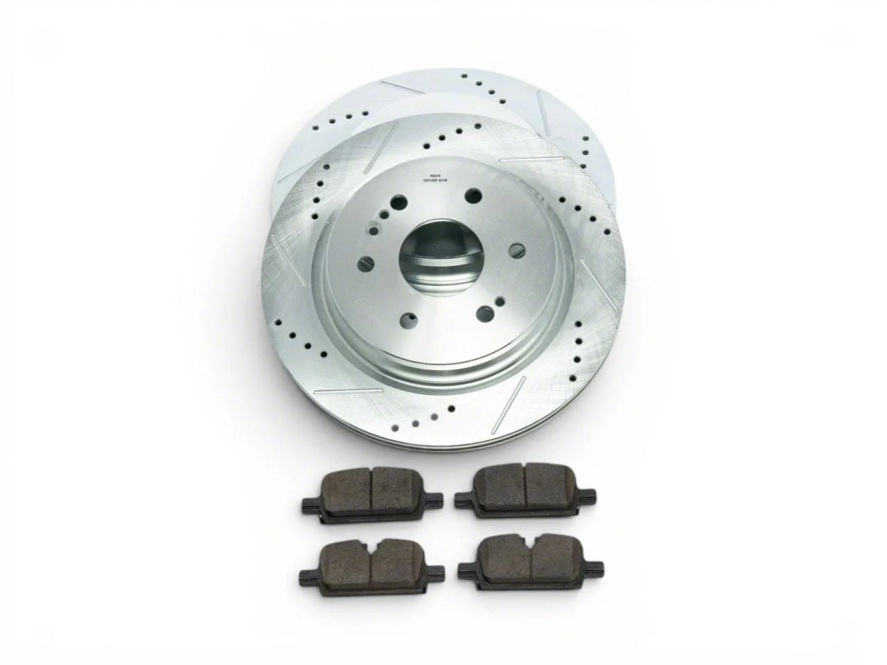 PowerStop Z23 Evolution Sport 6-Lug Brake Rotor and Pad Kit; Rear (21-26 Tahoe)