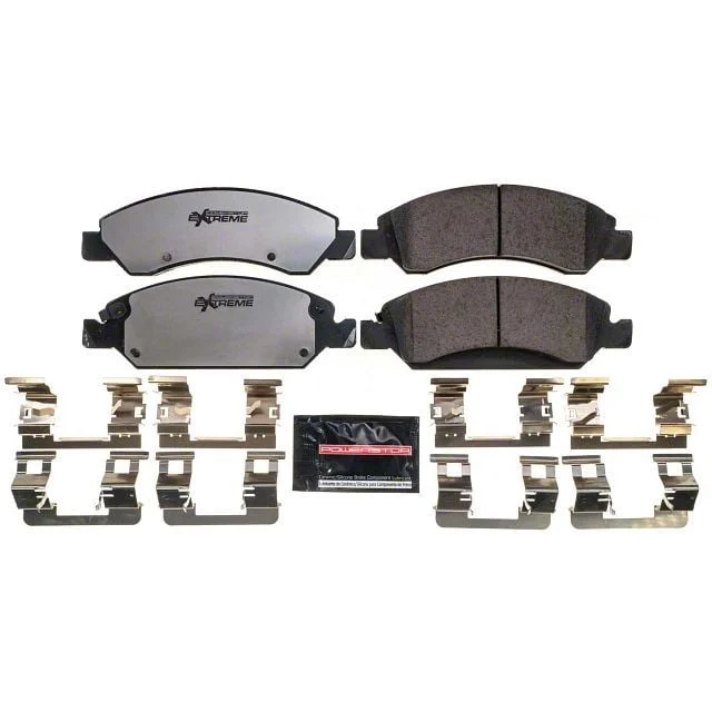 PowerStop Z36 Extreme Truck and Tow Carbon-Fiber Ceramic Brake Pads; Front Pair (08-20 Tahoe, Excluding Police)