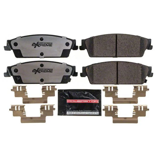 PowerStop Z36 Extreme Truck and Tow Carbon-Fiber Ceramic Brake Pads; Rear Pair (07-14 Tahoe)