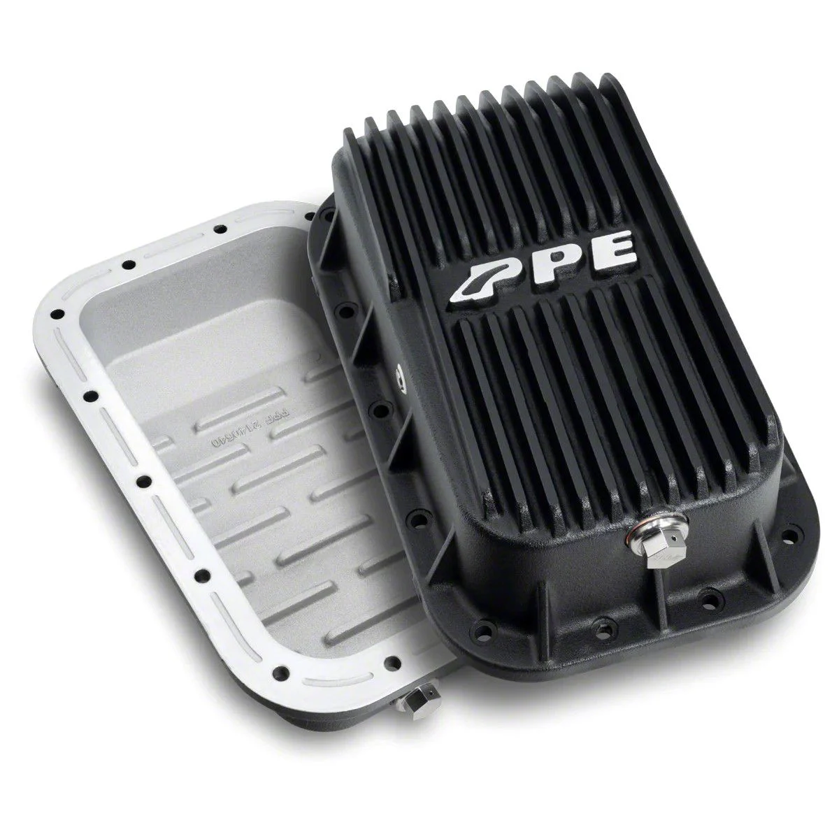 PPE Heavy-Duty Cast Aluminum Engine Oil Pan; Black (11-23 3.6L Charger)