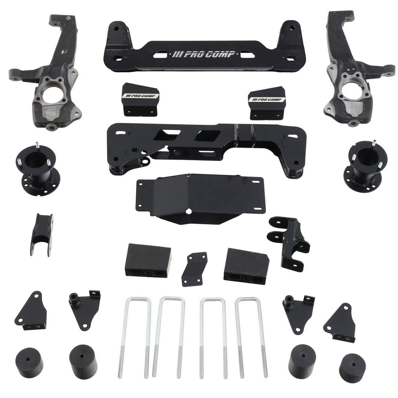 Pro Comp Suspension 6-Inch Suspension Lift Kit with Rear Shock Extentions (19-26 Sierra 1500, Excluding AT4 & Denali)