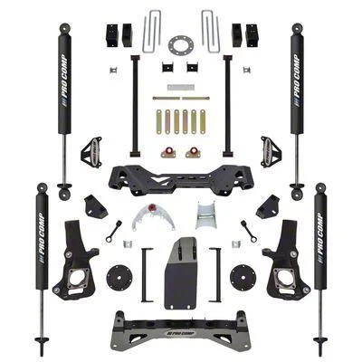 Pro Comp Suspension 6-Inch Suspension Lift Kit with PRO-X Shocks (07-10 Silverado 2500 HD)