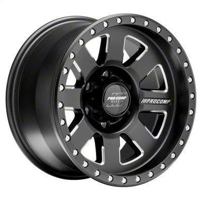 Pro Comp Wheels Trilogy Pro Satin Black 6-Lug Wheel; 17x9; -6mm Offset (15-20 Tahoe)