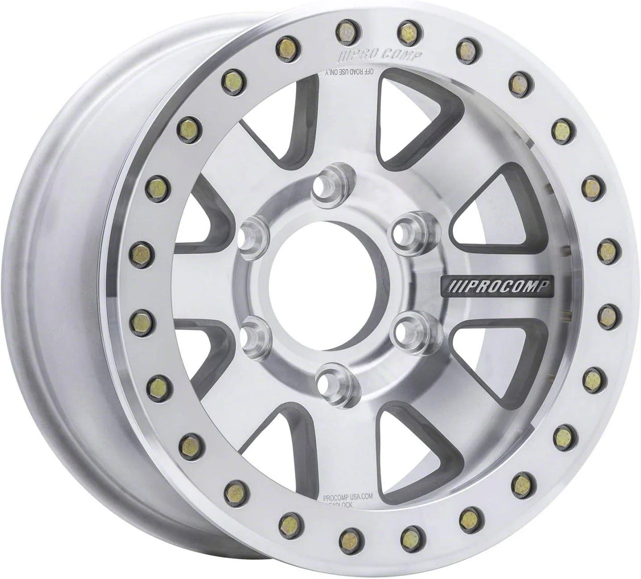 Pro Comp Wheels Trilogy Race Machined 6-Lug Wheel; 17x9; -6mm Offset (15-20 Tahoe)