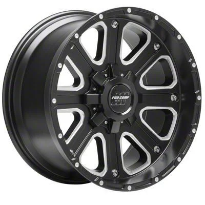 Pro Comp Wheels Axis Satin Black 6-Lug Wheel; 17x9; -6mm Offset (21-26 Tahoe)