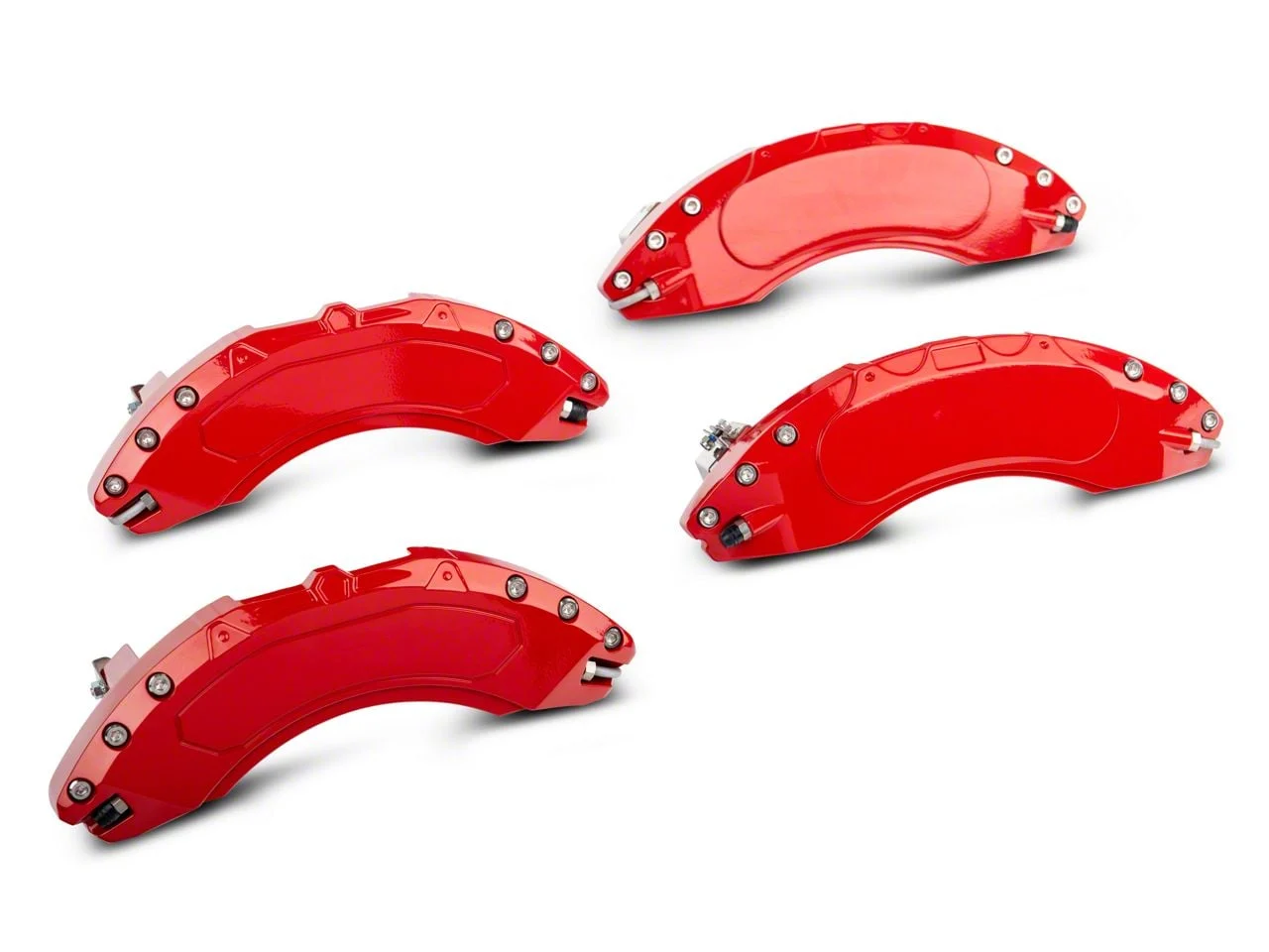 Proven Ground Brake Caliper Covers; Red; Front and Rear (11-18 RAM 1500)