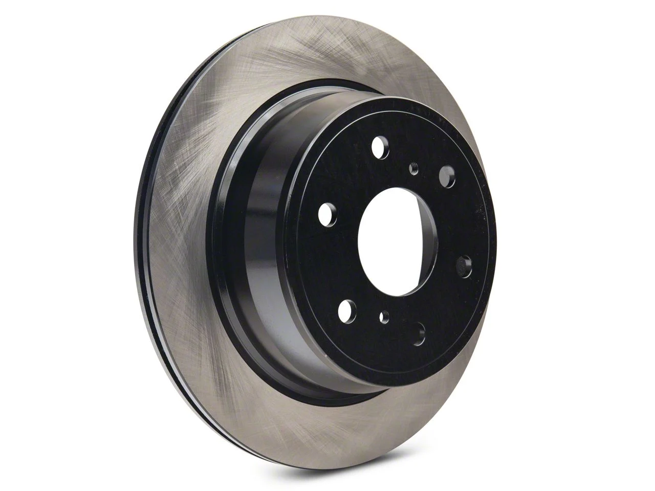 C&L OE Replacement Black Coated 6-Lug Rotor; Rear (14-18 Sierra 1500)