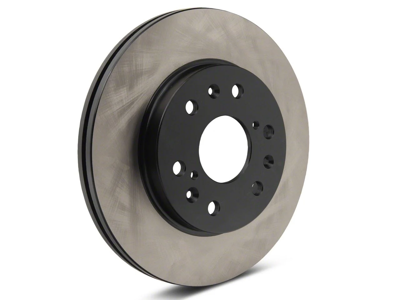 C&L OE Replacement Black Coated 6-Lug Rotor; Front (07-18 Silverado 1500)