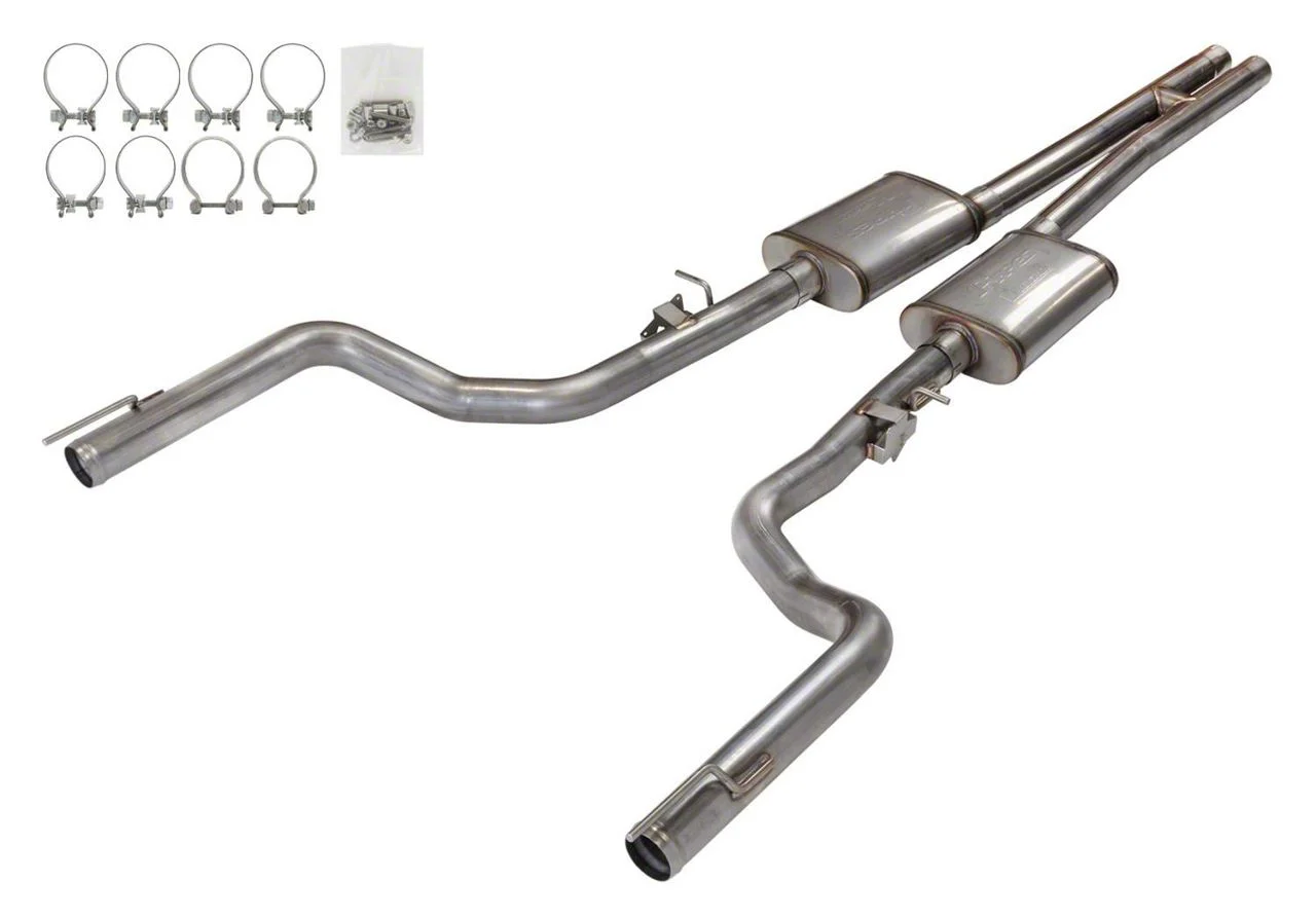 Pypes Violator Cat-Back Exhaust System with H-Pipe (15-23 6.4L HEMI Charger)