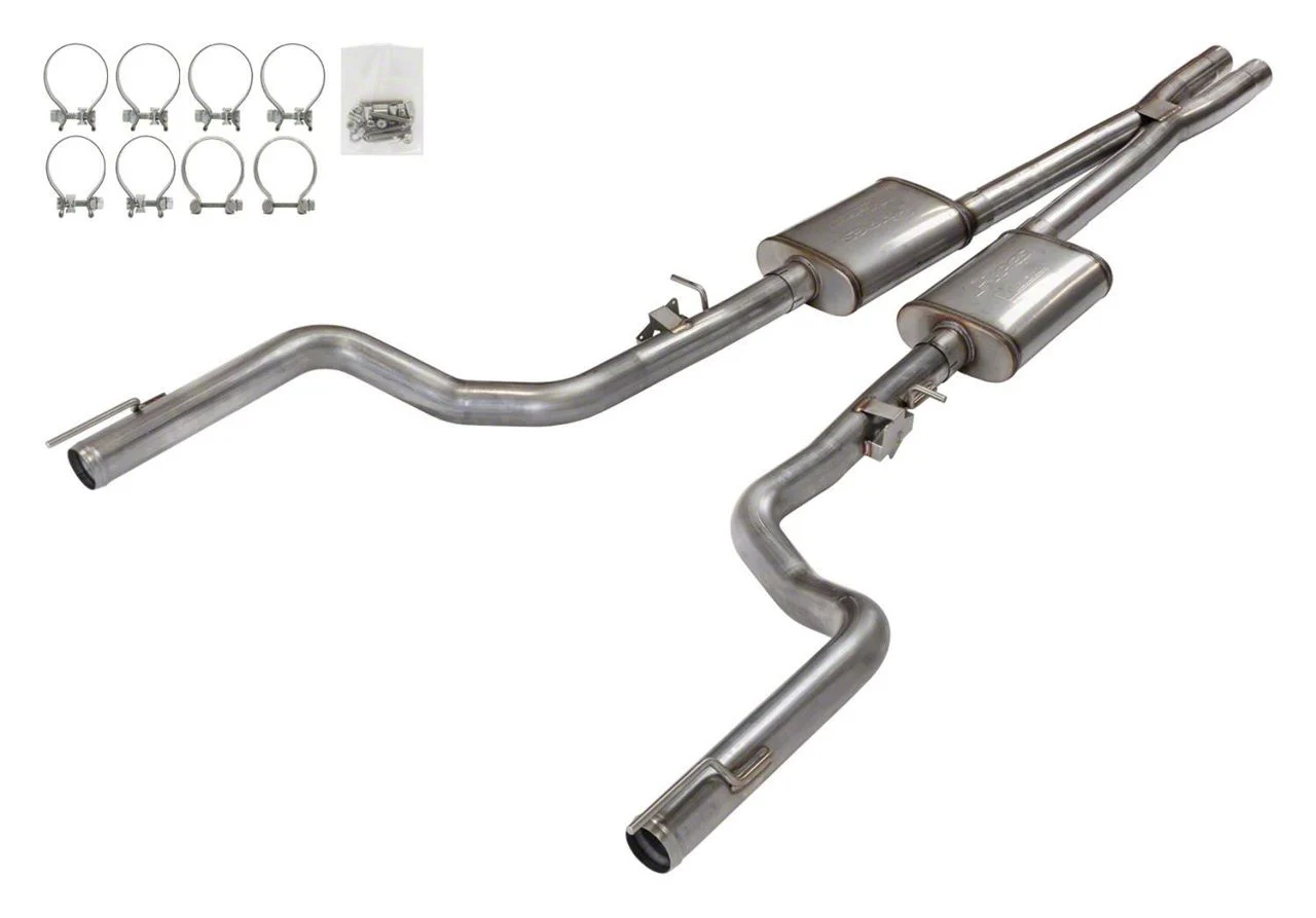 Pypes Violator Cat-Back Exhaust System with X-Pipe (15-23 6.4L HEMI Charger)