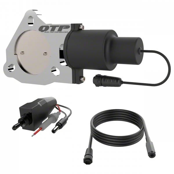 Quick Time Performance 3-Inch Electric Exhaust Cutout Valve (Universal; Some Adaptation May Be Required)
