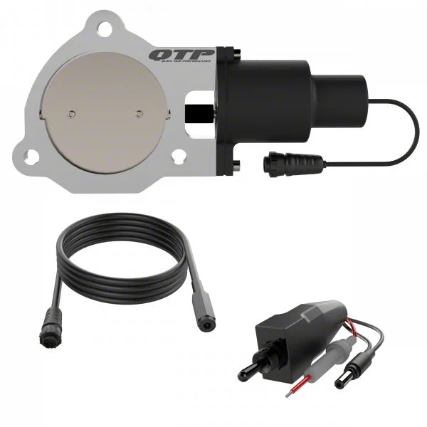 Quick Time Performance 3.50-Inch Electric Exhaust Cutout Valve (Universal; Some Adaptation May Be Required)