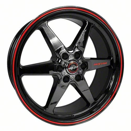 Race Star 93 Truck Star Black Chrome 6-Lug Wheel; Front Only; 17x4.5; -25.4mm Offset (07-14 Tahoe)