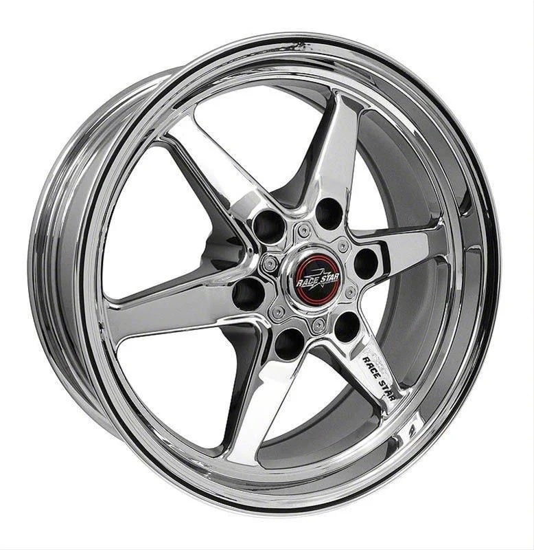 Race Star 93 Truck Star Chrome 6-Lug Wheel; Front Only; 17x4.5; -25.4mm Offset (07-14 Tahoe)