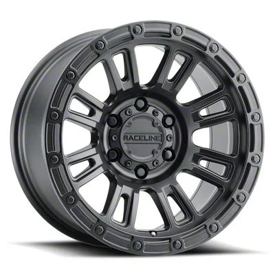 Raceline Compass Satin Black 6-Lug Wheel; 18x9; -12mm Offset (07-14 Tahoe)