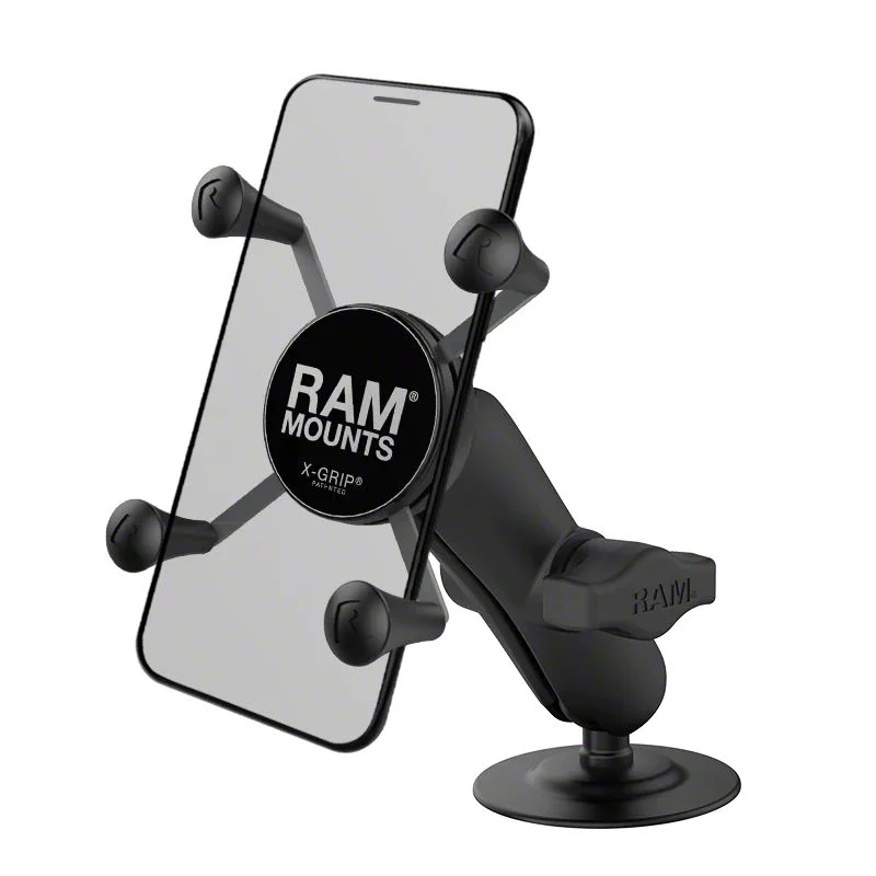RAM Mounts X-Grip Phone Mount with Flex Adhesive Base (Universal; Some Adaptation May Be Required)