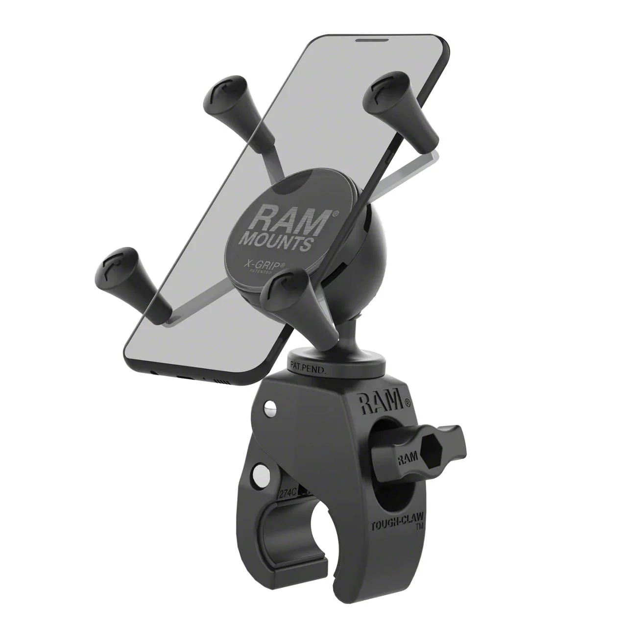 RAM Mounts X-Grip Phone Mount with Snap-Link Tough-Claw (Universal; Some Adaptation May Be Required)