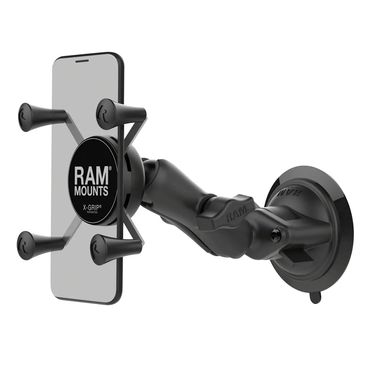 RAM Mounts X-Grip Phone Mount with Twist-Lock Suction Cup Base (Universal; Some Adaptation May Be Required)