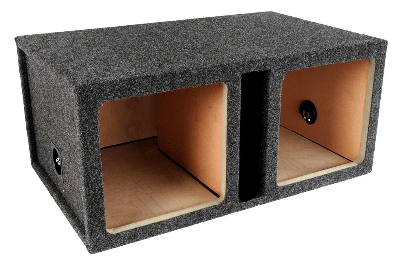 10-Inch Dual Vented Subwoofer Enclosure for Kicker L5, L7 (Universal; Some Adaptation May Be Required)