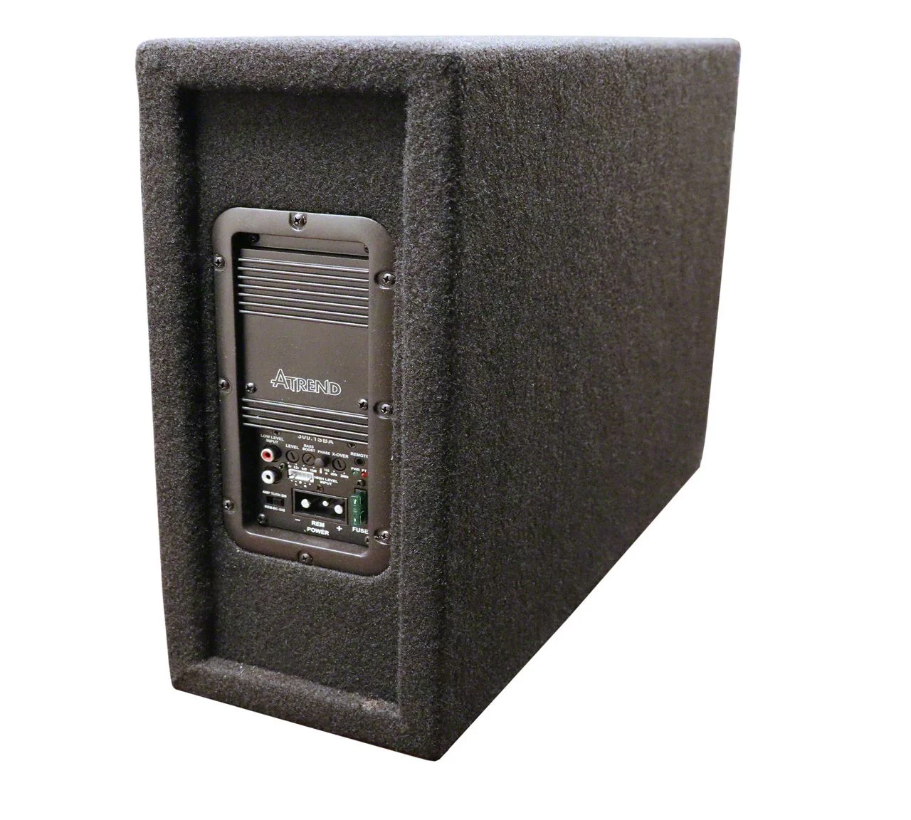 10-Inch Single Shallow Mount Vented with 300.1SBA Amp Subwoofer Enclosure (Universal; Some Adaptation May Be Required)