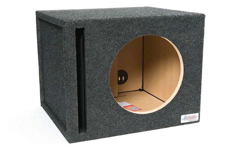 10-Inch Single Vented Subwoofer Enclosure for JL Audio WX, W0, W1, W5 (Universal; Some Adaptation May Be Required)
