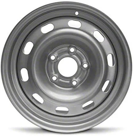 10-Slot Replica Steel Silver 5-Lug Wheel; 17x7; 25mm Offset (09-18 RAM 1500)