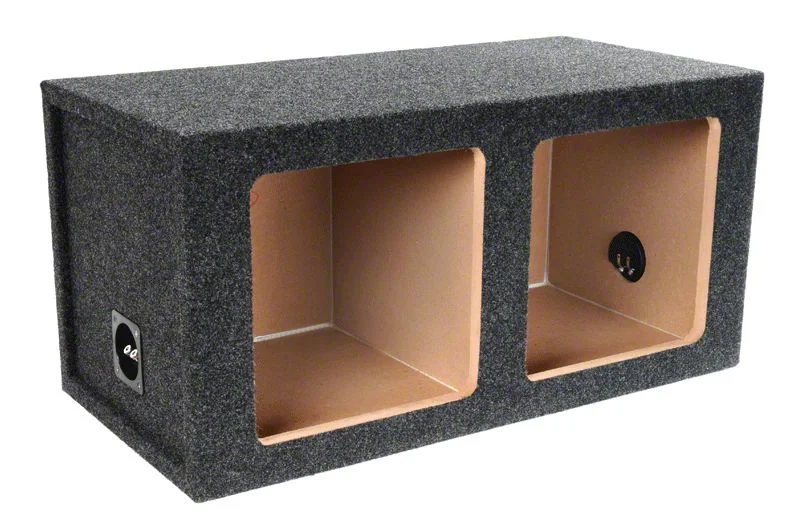 12-Inch Dual Sealed Subwoofer Enclosure for Kicker L5, L9 (Universal; Some Adaptation May Be Required)