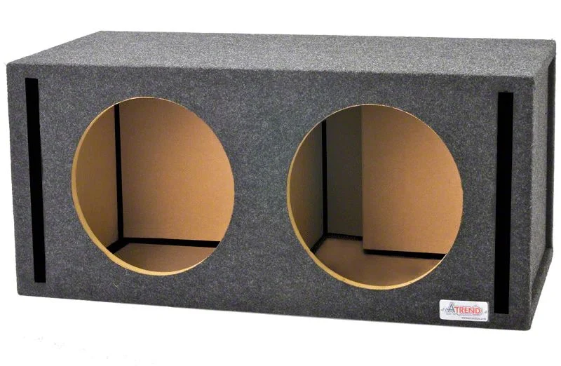 12-Inch Dual Vented Subwoofer Enclosure for JL Audio W0, W1 (Universal; Some Adaptation May Be Required)
