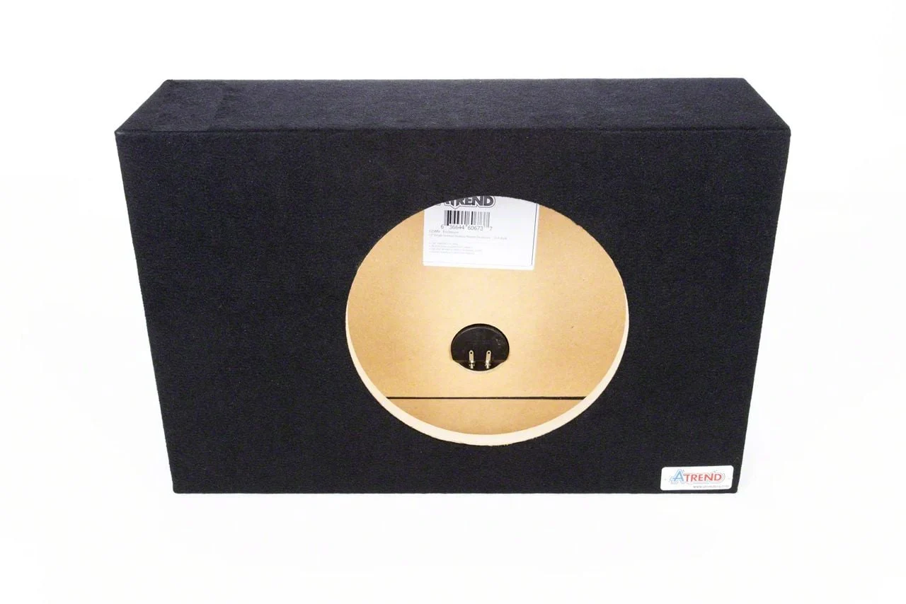 12-Inch Single Shallow Slot Vented Subwoofer Enclosure (Universal; Some Adaptation May Be Required)