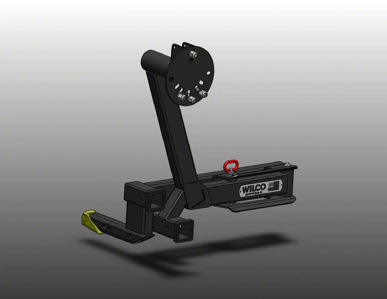 2-Inch Receiver Hitch Hitchgate Solo with Secondary Cargo Hitch; High Clearance (Universal; Some Adaptation May Be Required)