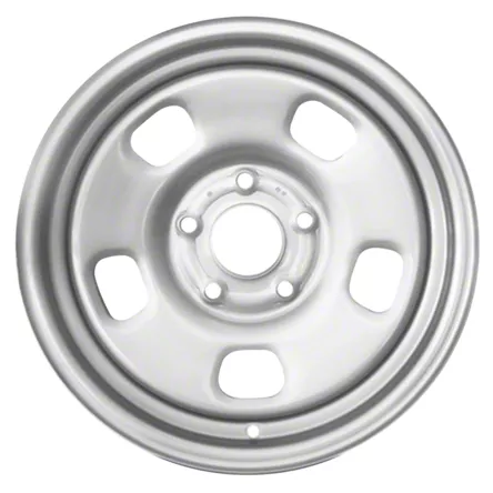 5-Slot Replica Steel Silver 5-Lug Wheel; 17x7; 25mm Offset (09-18 RAM 1500)