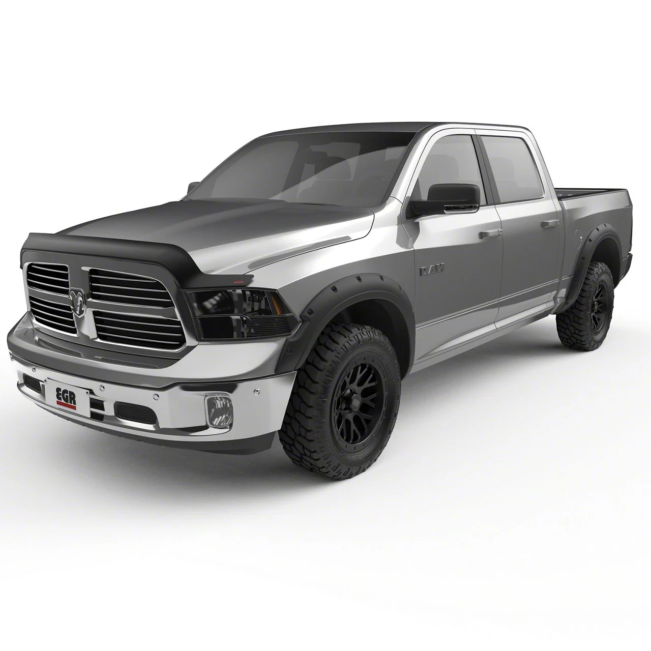 EGR Bolt-On Look Fender Flares; Black (09-18 RAM 1500, Excluding Rebel, Sport & Tradesman)